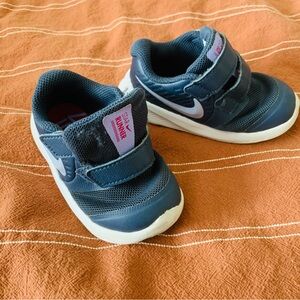 Nike baby Navy and White Sneakers